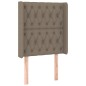 vidaXL Cama box spring colchón y luces LED gris taupe 80x200 cm vidaXL Cama box spring colchón y luces LED gris taupe 80x200 cm