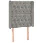 vidaXL Cama box spring colchón y LED terciopelo gris claro 80x200 cm vidaXL Cama box spring colchón y LED terciopelo gris claro 80x200 cm