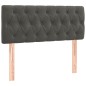 vidaXL Cama box spring con colchón terciopelo gris oscuro 120x200 cm vidaXL Cama box spring con colchón terciopelo gris oscuro 120x200 cm