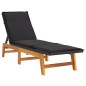 vidaXL Tumbonas con cojines 2 uds ratán sintético madera maciza acacia vidaXL Tumbonas con cojines 2 uds ratán sintético madera maciza acacia