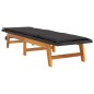 vidaXL Tumbonas con cojines 2 uds ratán sintético madera maciza acacia vidaXL Tumbonas con cojines 2 uds ratán sintético madera maciza acacia