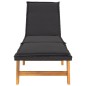 vidaXL Tumbonas con cojines 2 uds ratán sintético madera maciza acacia vidaXL Tumbonas con cojines 2 uds ratán sintético madera maciza acacia