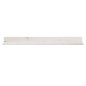 vidaXL Estantes de pared 2 uds madera maciza de pino blanco 110x11x9cm vidaXL Estantes de pared 2 uds madera maciza de pino blanco 110x11x9cm
