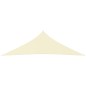 vidaXL Toldo de vela triangular tela Oxford color crema 3x3x4,24 m vidaXL Toldo de vela triangular tela Oxford color crema 3x3x4,24 m