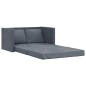 vidaXL Sofá cama de suelo 2 en 1 terciopelo gris oscuro 122x204x55 cm vidaXL Sofá cama de suelo 2 en 1 terciopelo gris oscuro 122x204x55 cm