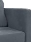 vidaXL Sofá cama de suelo 2 en 1 terciopelo gris oscuro 122x204x55 cm vidaXL Sofá cama de suelo 2 en 1 terciopelo gris oscuro 122x204x55 cm