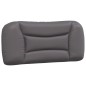 vidaXL Estructura de cama con luces LED cuero sintético gris 90x200 cm vidaXL Estructura de cama con luces LED cuero sintético gris 90x200 cm