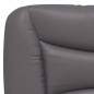 vidaXL Estructura cama con luces LED cuero sintético gris 100x200 cm vidaXL Estructura cama con luces LED cuero sintético gris 100x200 cm