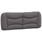 vidaXL Estructura cama con luces LED cuero sintético gris 140x200 cm vidaXL Estructura cama con luces LED cuero sintético gris 140x200 cm