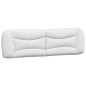 vidaXL Estructura de cama con luz LED cuero sintético blanco 180x200cm vidaXL Estructura de cama con luz LED cuero sintético blanco 180x200cm