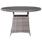 vidaXL Set comedor jardín 5 pzas ratán sintético gris antracita y gris vidaXL Set comedor jardín 5 pzas ratán sintético gris antracita y gris