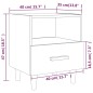 vidaXL Mesita de noche color blanco 40x35x47 cm vidaXL Mesita de noche color blanco 40x35x47 cm