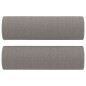 vidaXL Sofá de 2 plazas con cojines tela gris taupe 120 cm vidaXL Sofá de 2 plazas con cojines tela gris taupe 120 cm