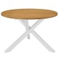 vidaXL Juego de muebles de comedor 5 piezas MDF blanco vidaXL Juego de muebles de comedor 5 piezas MDF blanco