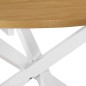 vidaXL Juego de muebles de comedor 5 piezas MDF blanco vidaXL Juego de muebles de comedor 5 piezas MDF blanco