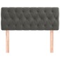 vidaXL Cabecero de terciopelo gris oscuro 100x7x78/88 cm vidaXL Cabecero de terciopelo gris oscuro 100x7x78/88 cm