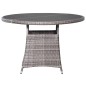 vidaXL Set comedor jardín 5 pzas ratán sintético gris antracita y gris vidaXL Set comedor jardín 5 pzas ratán sintético gris antracita y gris