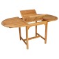 vidaXL Conjunto de comedor de jardín 5 piezas madera maciza de teca vidaXL Conjunto de comedor de jardín 5 piezas madera maciza de teca