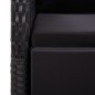 vidaXL Juego de comedor para jardín 3 piezas negro vidaXL Juego de comedor para jardín 3 piezas negro