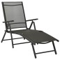 vidaXL Juego de comedor de jardín 10 piezas negro y gris antracita vidaXL Juego de comedor de jardín 10 piezas negro y gris antracita