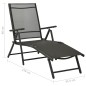 vidaXL Juego de comedor de jardín 10 piezas negro y gris antracita vidaXL Juego de comedor de jardín 10 piezas negro y gris antracita