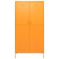 vidaXL Armario de acero amarillo mostaza 90x50x180 cm vidaXL Armario de acero amarillo mostaza 90x50x180 cm