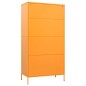 vidaXL Armario de acero amarillo mostaza 90x50x180 cm vidaXL Armario de acero amarillo mostaza 90x50x180 cm