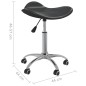 vidaXL Silla de oficina de cuero sintético negra vidaXL Silla de oficina de cuero sintético negra