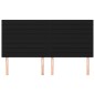 vidaXL Cabeceros 4 unidades de tela negro 80x5x78/88 cm vidaXL Cabeceros 4 unidades de tela negro 80x5x78/88 cm