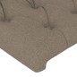 vidaXL Cabeceros 2 unidades de tela gris taupe 100x7x78/88 cm vidaXL Cabeceros 2 unidades de tela gris taupe 100x7x78/88 cm