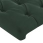 vidaXL Cabeceros 4 unidades de terciopelo verde oscuro 80x7x78/88 cm vidaXL Cabeceros 4 unidades de terciopelo verde oscuro 80x7x78/88 cm