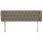 vidaXL Cabecero de tela gris taupe 163x23x78/88 cm vidaXL Cabecero de tela gris taupe 163x23x78/88 cm