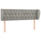 vidaXL Cabecero de terciopelo gris claro 163x23x78/88 cm vidaXL Cabecero de terciopelo gris claro 163x23x78/88 cm
