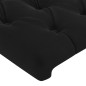 vidaXL Cabecero con orejas de terciopelo gris claro 163x23x118/128 cm