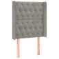 vidaXL Cabecero con orejas de terciopelo gris claro 83x16x118/128 cm vidaXL Cabecero con orejas de terciopelo gris claro 83x16x118/128 cm