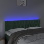 vidaXL Cabecero con LED de terciopelo gris oscuro 160x7x78/88 cm vidaXL Cabecero con LED de terciopelo gris oscuro 160x7x78/88 cm