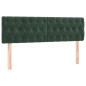 vidaXL Cabecero con LED de terciopelo gris oscuro 160x7x78/88 cm vidaXL Cabecero con LED de terciopelo gris oscuro 160x7x78/88 cm