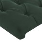 vidaXL Cabecero con LED de terciopelo gris oscuro 160x7x78/88 cm vidaXL Cabecero con LED de terciopelo gris oscuro 160x7x78/88 cm