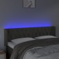 vidaXL Cabecero con LED de terciopelo gris oscuro 147x16x78/88 cm vidaXL Cabecero con LED de terciopelo gris oscuro 147x16x78/88 cm
