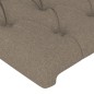 vidaXL Cabecero con LED de tela gris taupe 83x16x118/128 cm vidaXL Cabecero con LED de tela gris taupe 83x16x118/128 cm