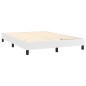 vidaXL Cama box spring con colchón cuero sintético blanco 140x190 cm vidaXL Cama box spring con colchón cuero sintético blanco 140x190 cm