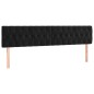 vidaXL Cama box spring con colchón terciopelo negro 180x200 cm vidaXL Cama box spring con colchón terciopelo negro 180x200 cm