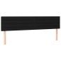 vidaXL Cama box spring colchón y luces LED tela negro 200x200 cm vidaXL Cama box spring colchón y luces LED tela negro 200x200 cm