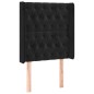 vidaXL Cama box spring colchón y LED terciopelo negro 80x200 cm vidaXL Cama box spring colchón y LED terciopelo negro 80x200 cm