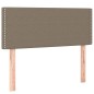 vidaXL Cama box spring con colchón tela gris taupe 80x200 cm vidaXL Cama box spring con colchón tela gris taupe 80x200 cm