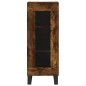 vidaXL Aparador de madera contrachapada roble ahumado 34,5x34x180 cm vidaXL Aparador de madera contrachapada roble ahumado 34,5x34x180 cm