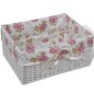 vidaXL Mueble con 1 cajón y 3 cestas madera de paulonia blanco vidaXL Mueble con 1 cajón y 3 cestas madera de paulonia blanco