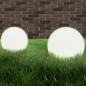 vidaXL Juego de lámparas de bola LED 2 piezas esféricas 40 cm PMMA vidaXL Juego de lámparas de bola LED 2 piezas esféricas 40 cm PMMA