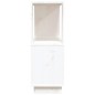 vidaXL Estantería/divisor de espacios madera de pino blanco 80x25x70cm