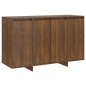 vidaXL Aparador de madera de ingeniería marrón roble 120x41x75 cm vidaXL Aparador de madera de ingeniería marrón roble 120x41x75 cm
